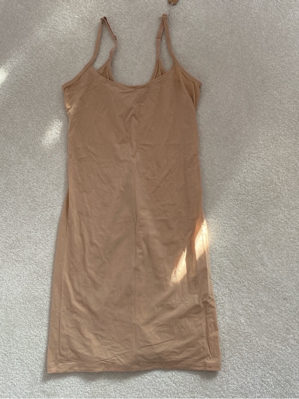 SKIMS Clay Slip Dress - Soft Clay Tone